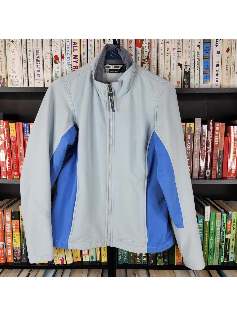 Marmot Women’s Softshell Zip Jacket Blue Size Medium